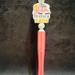 Pink Pen with Fun Quote